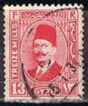 Stamps Egypt -  Scott  138  Rey Fuad (3)