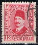 Stamps Egypt -  Scott  138  Rey Fuad (5)