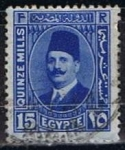 Stamps Egypt -  Scott  139  Rey Fuad