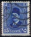 Stamps Egypt -  Scott  139  Rey Fuad (6)