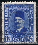 Stamps Egypt -  Scott  139  Rey Fuad (8)