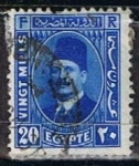 Stamps Egypt -  Scott  141  Rey fuad (2)