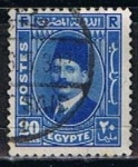 Sellos de Africa - Egipto -  Scott  197  Rey Fuad