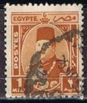 Stamps Egypt -  Scott  242  Rey Farouk