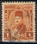 Stamps Egypt -  Scott  242  Rey Farouk (3)