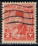 Sellos de Africa - Egipto -  Scott  243  Rey Farouk (5)