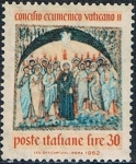 Sellos de Europa - Italia -  CONCILIO ECUMENICO VATICANO II Y&T Nº 879