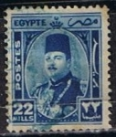 Stamps Egypt -  Scott  251  Rey Farouk