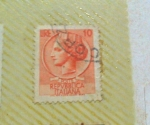 Stamps Italy -  Coin of syracuse