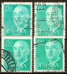 Stamps Spain -  General Franco