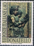 Stamps Italy -  5º CENT. DE LA MUERTE DEL ESCULTOR DONATELLO. Y&T Nº 954