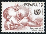 Stamps Spain -  2886- SUPERVIVENCIA INFANTIL. LACTANCIA INFANTIL.