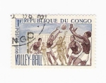 Stamps Republic of the Congo -  Volley-ball