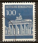 Stamps Germany -  Puerta de Brandenburgo