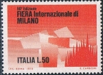 Sellos del Mundo : Europa : Italia : CINCUENTENARIO DE LA FERIA INTERNACIONAL DE MUESTRAS DE MILAN. Y&T Nº 1097