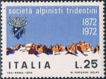 Sellos de Europa - Italia -  CENTENARIO DE LA FUNDACIÓN DE LA SOCIEDAD DE ALPINISTAS TRIDENTINOS. Y&T Nº 1104