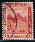 Stamps Egypt -  Scott  53  Piramides de Gaza