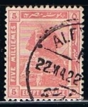 Stamps Egypt -  Scott  54  Esfinge (2)