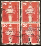 Stamps Germany -  Industria y tecnicas (Faro).