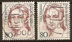 Stamps Germany -  Retrato de personajes-Clara Schumann(pianista)