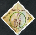 Stamps Spain -  2960- Milenario de Cataluña.  Borell II , Conde de Barcelona.