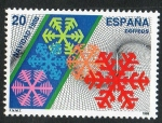 Stamps Spain -  2976- Navidad 1988. Cristales de nieve.