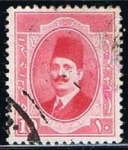 Stamps Egypt -  Scott  97  Fuad