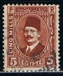 Stamps Egypt -  Scott  135  Rey Fuad