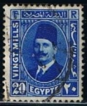 Stamps Egypt -  Scott  141  Rey Fuad (2)