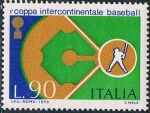 Sellos de Europa - Italia -  1ª COPA INTERNACIONAL DE PELOTA BASE. Y&T Nº 1145