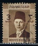 Stamps Egypt -  Scott  208  Rey Farouk