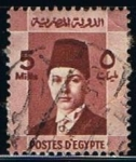 Sellos de Africa - Egipto -  Scott  210  Rey Farouk