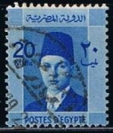 Sellos de Africa - Egipto -  Scott  215  Rey Farouk