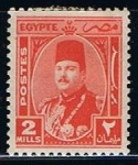 Stamps Egypt -  Scott  243  Rey Fuad