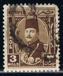 Stamps Egypt -  Scott  244  Rey Farouk