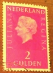 Stamps Netherlands -  Queen juliana type regina big