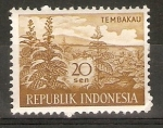 Stamps Indonesia -  PLANTACIÒN  DE  TABACO