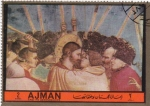 Stamps : Asia : United_Arab_Emirates :  Giotto-(marco marron oscuro)