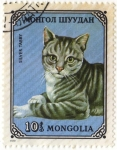 Sellos de Asia - Mongolia -  SILVER TABBY