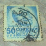 Stamps Mexico -  Head veracruz - arqueologia