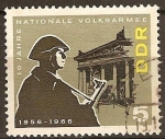 Stamps Germany -  10a.Ejército Nacional del pueblo 1956-1966 (DDR).