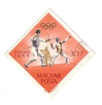 Stamps Europe - Hungary -  Olimpíadas 1964