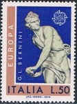 Stamps Italy -  EUROPA 1974. ESCULTURAS. LA VICTORIA DE BERNINI. Y&T Nº 1171