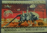 Sellos de Asia - Mongolia -  10 anniv. American and russian space misions