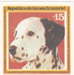 Stamps Equatorial Guinea -  perros-Dalmata