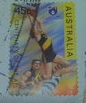 Sellos de Oceania - Australia -  Centenario de la afl.