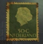 Sellos de Europa - Holanda -  Queen juliana type profile