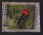 Sellos de America - Canad -  Scarlet tanager