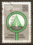 Stamps : Asia : Turkey :  Proteger los bosques, la plantación de árboles