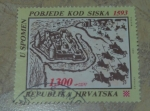 Stamps Croatia -  The victory at sisak 1593